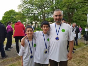 Médailles en famille