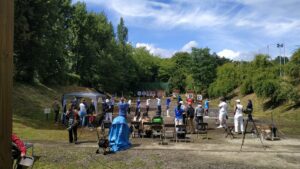 Colombes sous le soleil